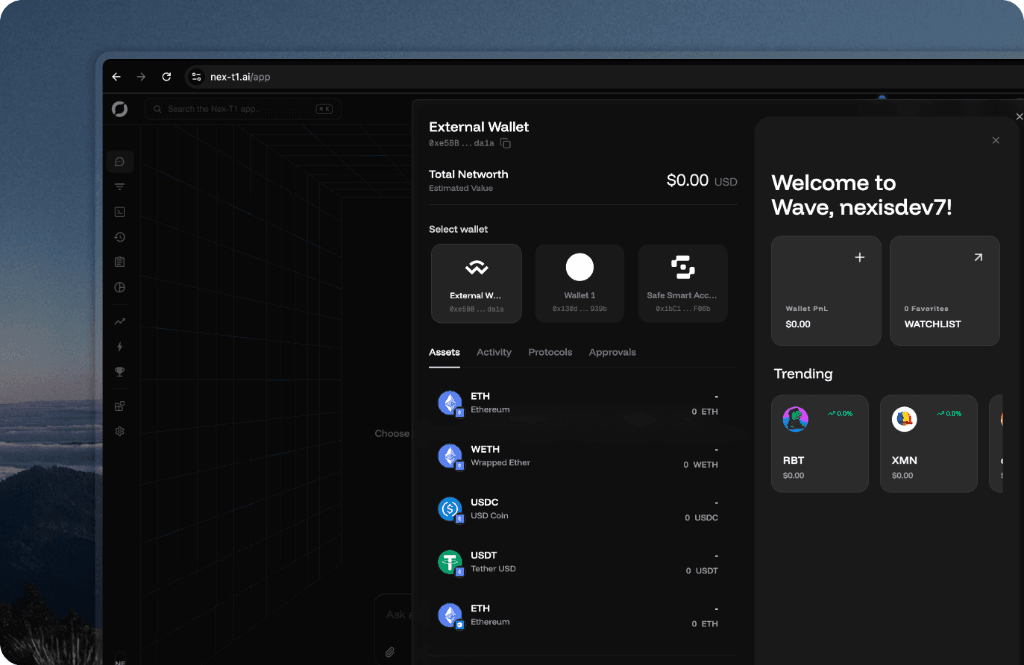 Nex-T1 Demo Experience